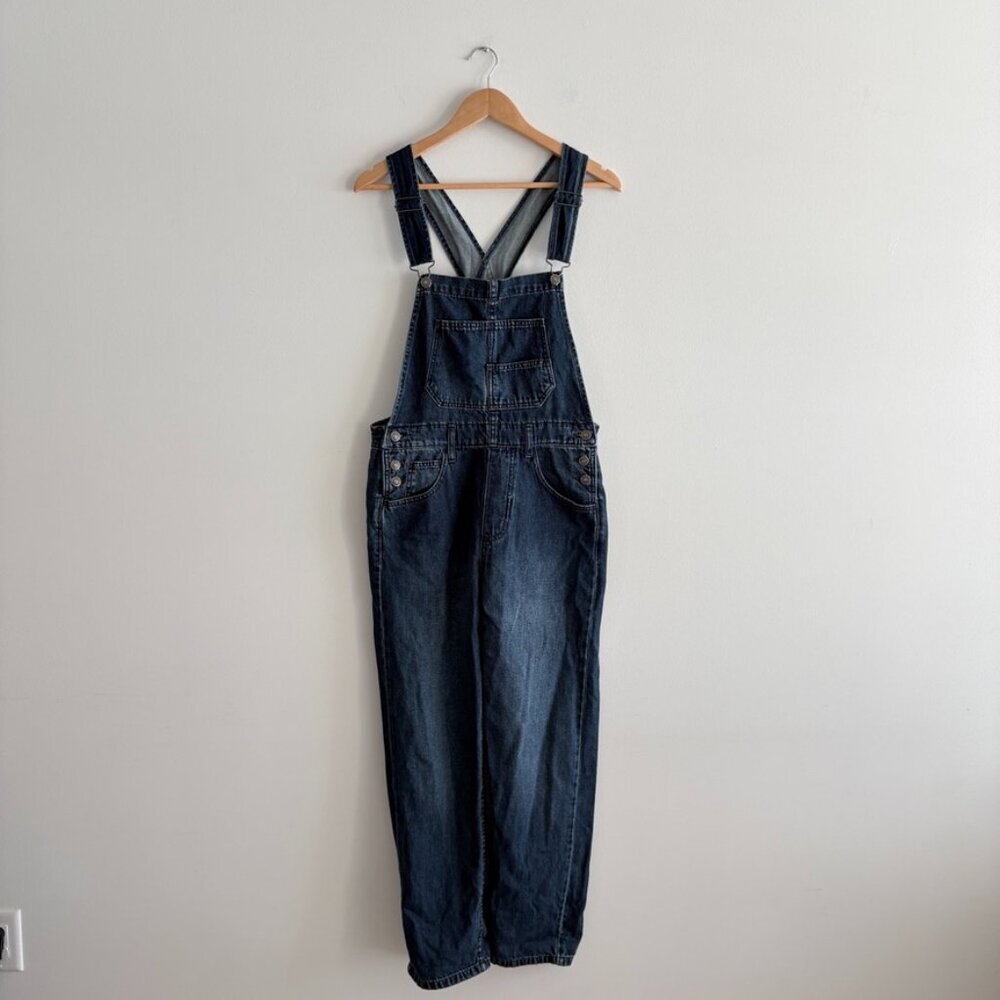 Free People Blue Denim Women's Overalls - Picture 5 of 8